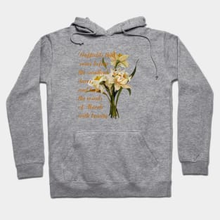 Daffodils Shakespeare Quote Hoodie